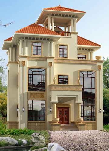 乡村别墅外观图