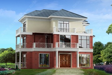 农村三层别墅设计图