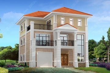 农村别墅外观效果图