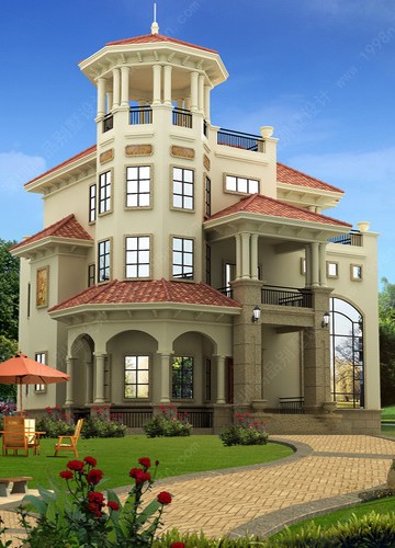 乡村别墅外观图