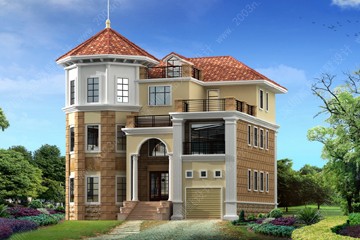 豪华农村别墅设计图