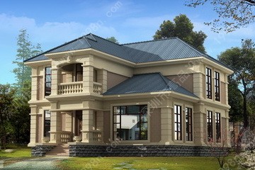 欧式别墅外观效果图